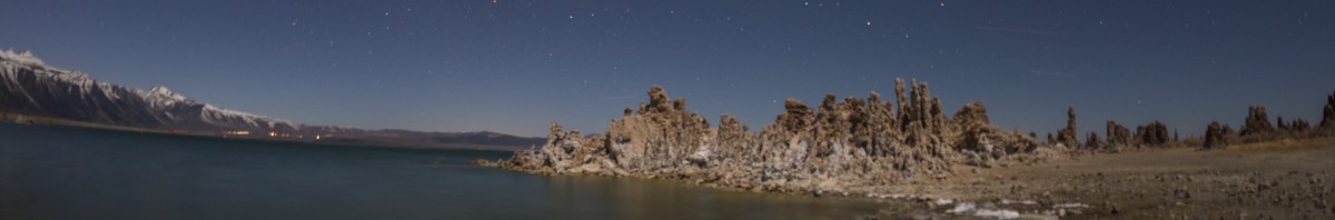 Mono Lake at night