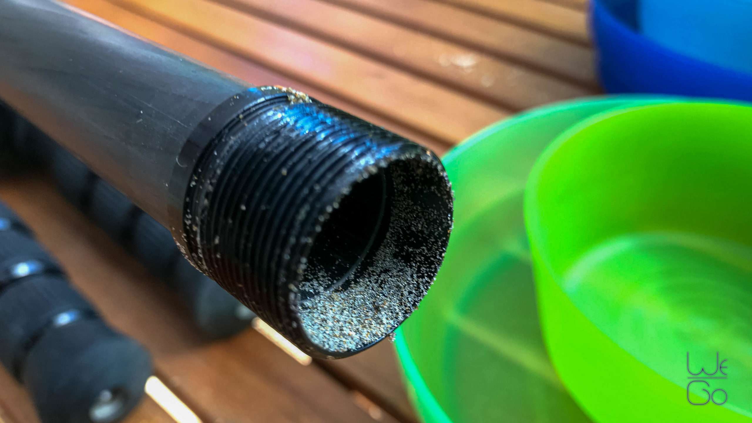 Cleaning my sandy tripod
